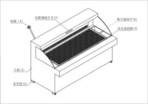 古籍除尘工作台